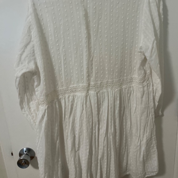 Zara SHORT EMBROIDERED DRESS - Picture 3 of 5